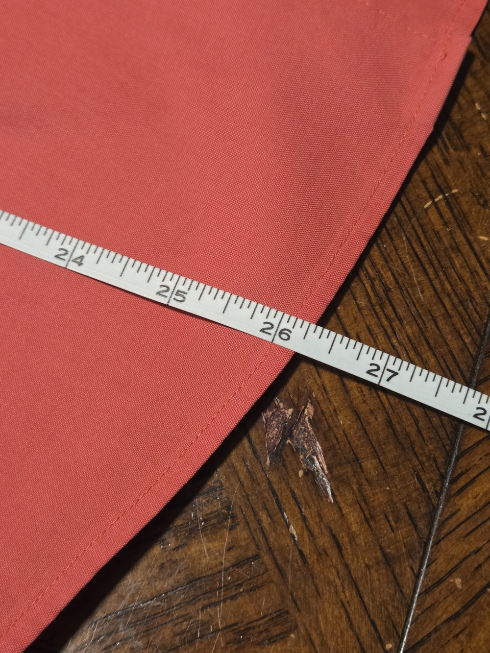 Eddie Bauer Preppy Coral Pink Button Down Medium Cotton Wrinkle Resistant Casual - Picture 6 of 6